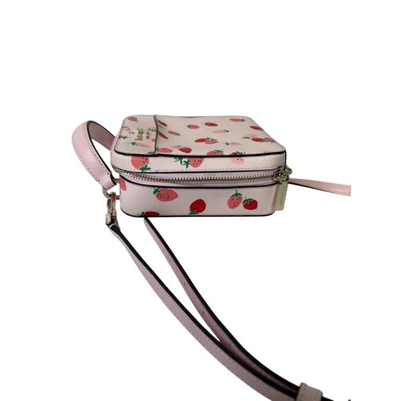 Kate Spade New York Staci Daisy Wild Strawberries Vanity Crossbody Purse - Picture 9 of 12